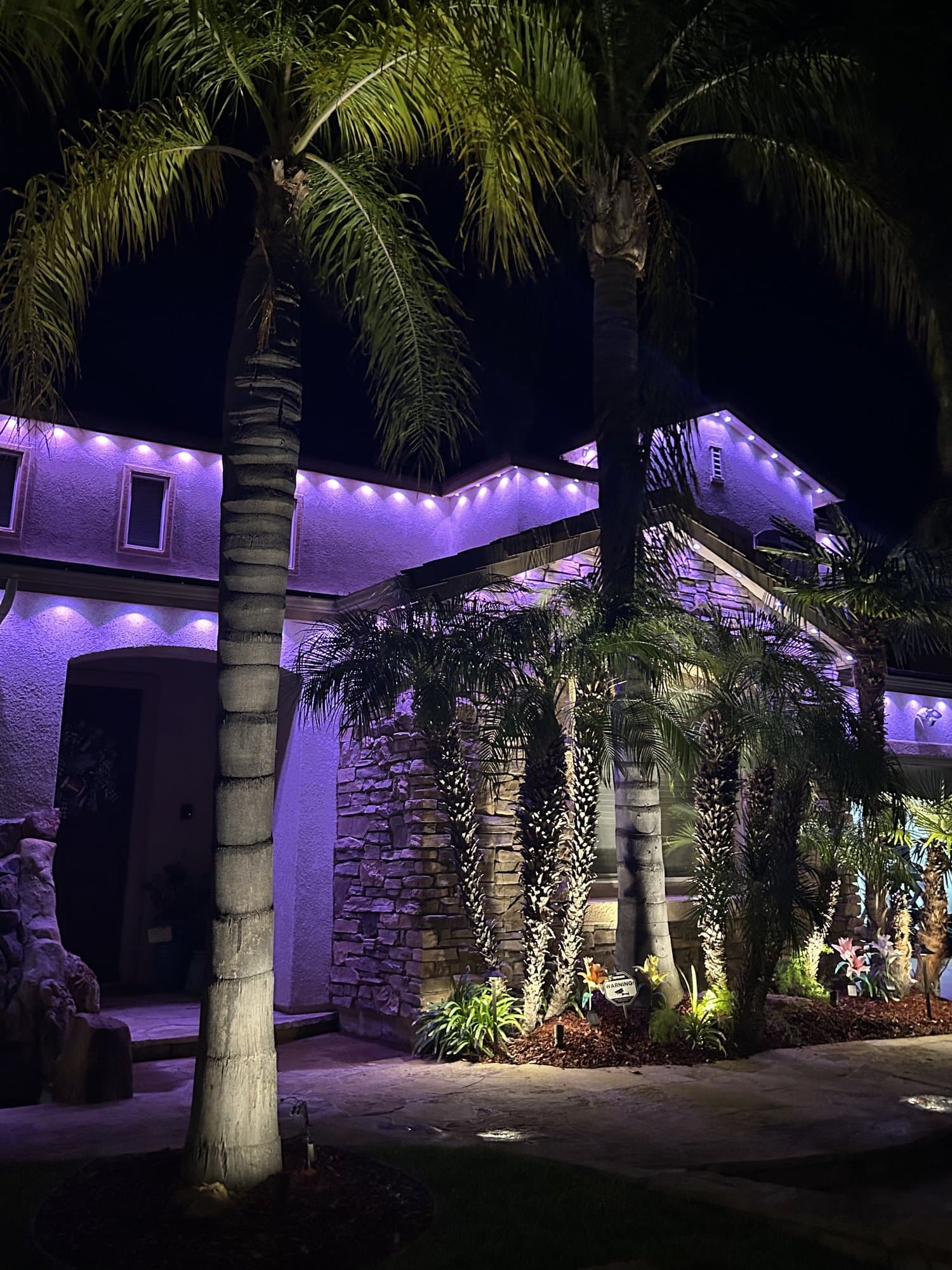 Permanent lighting installation in Valencia